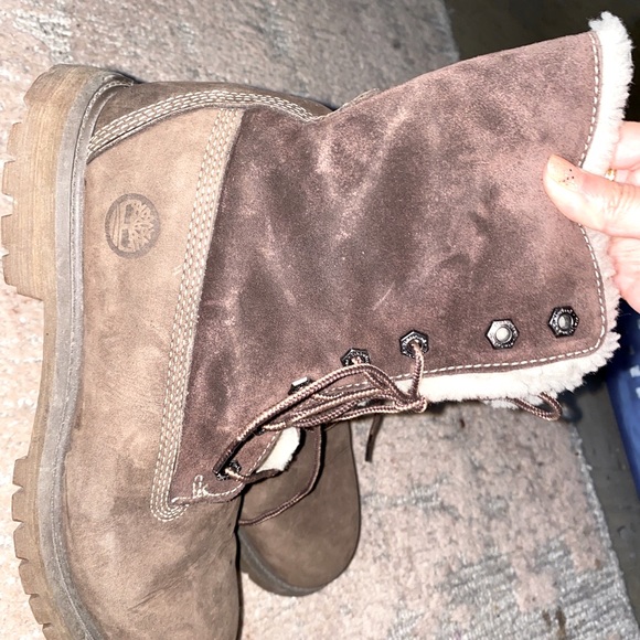 Timberland Suede Fur lined Boots - Picture 8 of 8